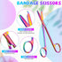 Tweezer(Colorful,4 BBTO Hemostat Curved and Straight Hemostat Forceps Piercing Pliers Forceps, Stainless Steel Straight