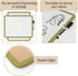 Mr. Pen Dry Erase Board 14” x 11” with Black Marker, Olive Green Frame, Small White Board for Kids and Students