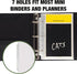 Samsill Mini Sheet Protectors 100 Pack, Clear Protector Sheets for Mini 3 Ring Binder, 5.5 x 8.5 Inch, 7 Hole