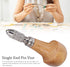 3 Set Pin Vise Chuck, Wooden Handle Pin Vise Set for Jewelry Production Making Tool