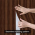 118.1x17.7 Inches HOMETITUTE Walnut Wood Grain Wallpaper Peel and Stick Dark Brown Pattern Removable Self Adhesive