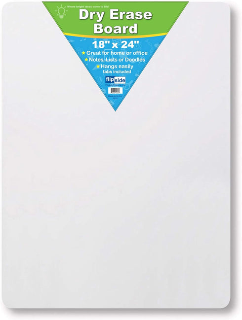 Flipside Products Dry Erase Board, 18" x 24", Pack of 3