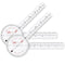 Ever Ready First Aid Plastic 8 Goniometer, 360 Degree ISOM 2 Pack