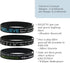 Inkstone 12-Pack Motivational Wristbands - Believe, Dream, Greatness | Silicone Rubber Bracelets for Men and Women