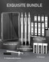 Four Candies 0.5mm Mechanical Pencil Set with Case, 3PCS Metal Artist Pencil with 480PCS HB Lead Refills