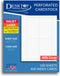 4up Matte White 3" x 5" Index Cards - Heavy 80lb Cover