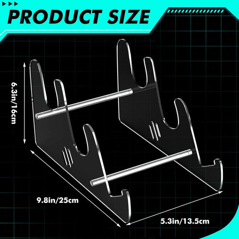 SaisaiTan 3 Acrylic Keyboard Display Stand Holder Mechanical Computer Stand Shelf for Desk Transparent Acrylic Tier