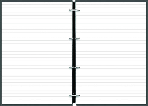 Filofax Clipbook, A4 Size, Classic Monochrome Collection, Refillable Notebook in Black (B144000)