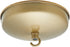 Aspen Creative 21526-41 Bronze,5-1/8" Diameter,11mm Ceiling Canopy Kit with Warm Brass Trim for Chandelier and Pendant