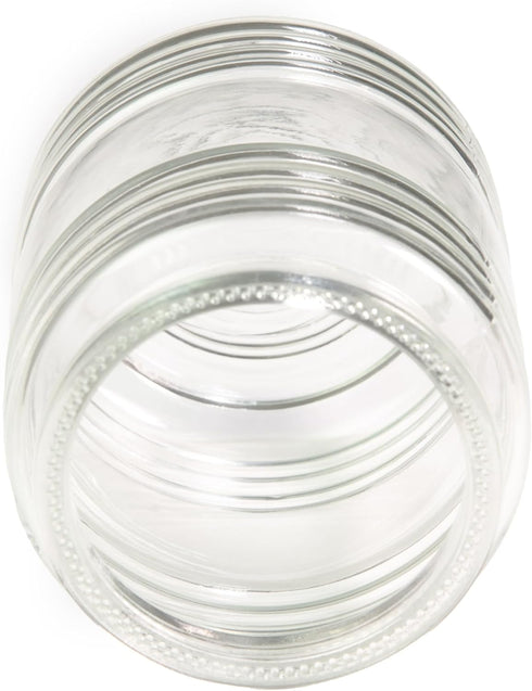 3-Inch 924076 Jelly Jar Light Replacement Glass, Clear Cylinder, Opening Design House