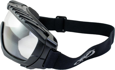 1 Global Vision Eyewear Ballistech Safety Glasses with Matte Black Frames and Clear Anti-Fog Lenses