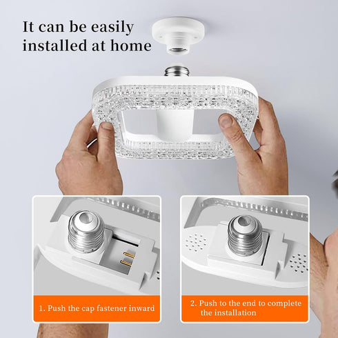 Bullishman 200W 2000LM E26 Bulb, 6000K 24 Bulb New Pattern imitation crystal pendant light , Equivalent Exceed LED