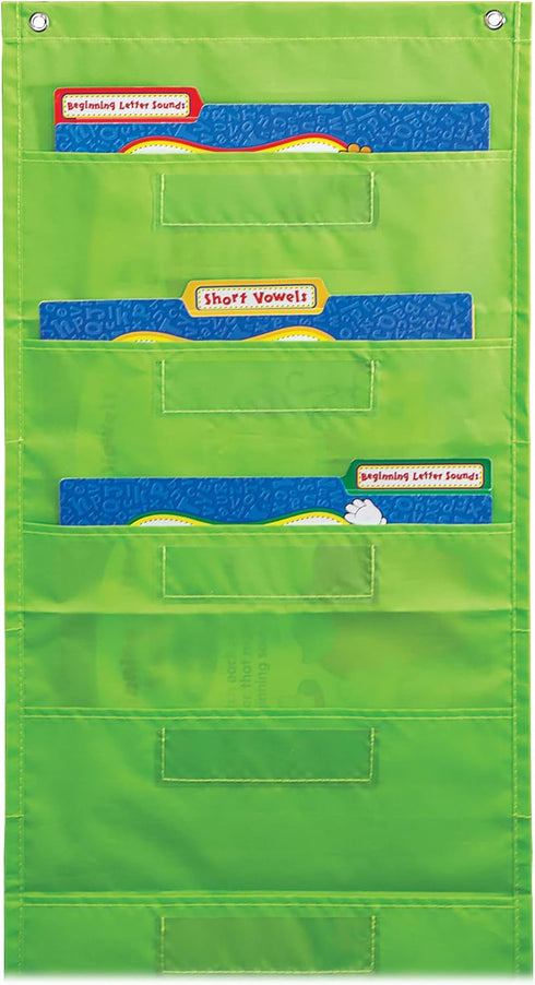 File Folder Storage: Lime Pocket Chart