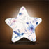 Burbuja Hummingbirds 0.2W Blue Flowers LED Night Light Plug into Wall Star-Shaped Nightlight Dusk to Dawn Auto Sensor