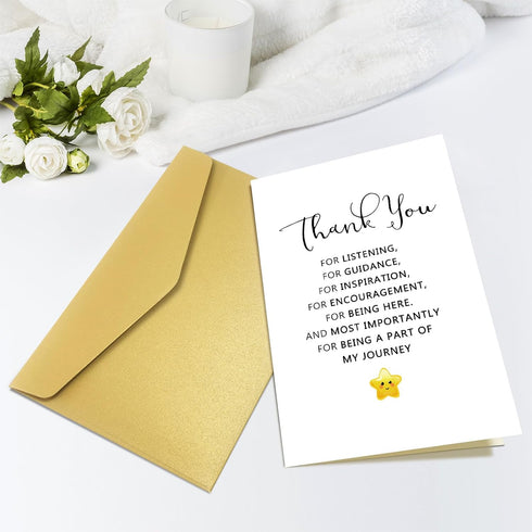 Obbyidk Thank You Card for Friend Family, Appreciation Card for Teacher Mentor Boss, Thank You for Being A Part of My