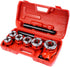 Set 6 1/4", 3/8", 1/2", 3/4", 1", 1-1/4" Goplus Ratchet Pipe Threader Kit, Ratcheting Pipe Threading Tool w/ Dies