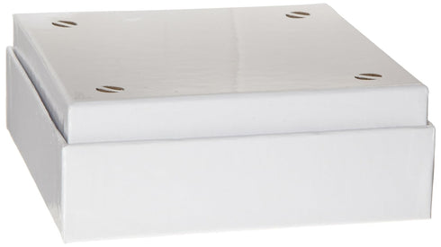Heathrow Scientific HD2860B White Cardboard Cryovial Box with Lid, 75mm Height (Pack of 12)