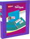 Avery Two-Tone Durable View 3 Ring Binder, 1 Inch Slant Rings, Violet/Soft Blue Binder (17131)