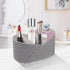 YAPISHI Remote Control Holder with 3 Compartments, Modern PU Leather Desk Accessories Organizer for Office/Home