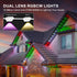 50ft 30 Bulbs 100+ IP67 Permanent Outdoor Eaves Lights, with RGB LED for Festive Decor, Scene Options, Waterproof