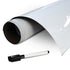 Flipside Products Large 24" x 36" Dry Erase Reusable Sheet with Black Marker and Eraser Cap, Peel and Stick