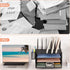 Desk Organizers and Accessories, 3-Tier Paper Organizer with 5 Vertical File Holders, File Organizer for Desk with