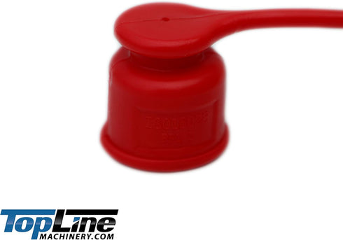 3/8 Body Size Flat Face Hydraulic Quick Coupler Rubber Caps Plug Set - Skid Steer Coupling for Bobcat Couplers (1 Set)