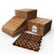Acacia Wood Deck Tiles, 12" x 12" Interlocking Outdoor Flooring for Patio,