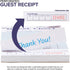 (20 Pack) 1000 Stock Your Home Blue Guest Check Books for Servers Server Note Pads, Waiter Checkbook, Food Receipt