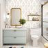 Yun-aeon 17.7" X 120" White and Beige Stripe Peel and Stick Wallpaper for Bedroom Drawers Cabinets Decor
