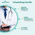 Easy@Home Urine Test Kit: Instant Result Home Use Quick Screen 5 Panel Kit (12 Pack)