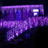 3.5M/11ft 96 LED Linkable Fairy Curtain String Light with 8 Modes for Indoor/Outdoor/Patio/Wedding Decor (Purple)