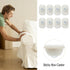 8pcs NUOBESTY Self-Adhesive Sticky Casters Universal Swivel Storage Box Wheels with Steel Ball Bearings for Rolling