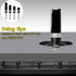 4 Set 1/4 Inch Trimming Pcs Flush Trim Router Bit Shank, Carbide Tipped Straight Cut Pattern Router Bits Bottom