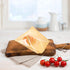 18x19cm, 100pcs Commercial Kraft Paper Bread Bags with Window Bakery Treat Bags for Cookies, Donuts, Sandwiches