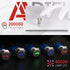 APIELE 19mm 12V Momentary Speaker Horn Push Button Toggle Switch with Pre-Wiring Socket for Car Auto Motor (Blue)