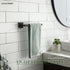 KOKOSIRI Bathroom Towel Bar Hand Towel Holders, Wall Mount Stainless Steel Paper Holder for Kitchen Cabinet, Oil Rubbed