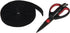 Reusable Hook & Loop Strong Grip Fastener Roll 1" x 16' (1" Wide, 16 Feet Long) - Black by ENVISIONED