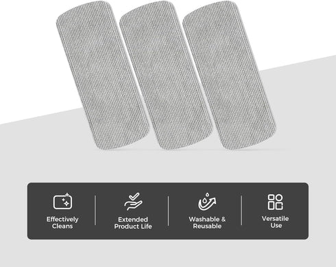 loukin 6-Pack Replaceable Felt Pads, Magnetic Whiteboard Eraser Felt Pads, Designed Replaceable Dry Erase Board Eraser, Intended for Classroom, Home and Office Use by loukin