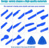 12 Pieces Carbon Fiber Plastic Scraper, Multi-Purpose Non-Scratch Pen-Shaped Cleaning Tool for Small Spaces
