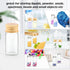 Wresty 10ml Mini Glass Jars, 30 Pcs Glass Vials with Aluminum Screw Caps, Empty Bottles for DIY Art Craft
