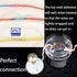 110pcs Waterproof Heat Shrink Bullet Wire Connectors Kit - Male & Female Crimp Terminals for Marine Grade Use