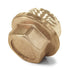 Pipe Cap 1/2" Male for Repair, Metal Fitting Male Threaded Brass Construction NPT
