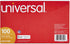 Universal Ruled Index Cards - 5 x 8, White, 100 Cards/Pack (UNV47250)