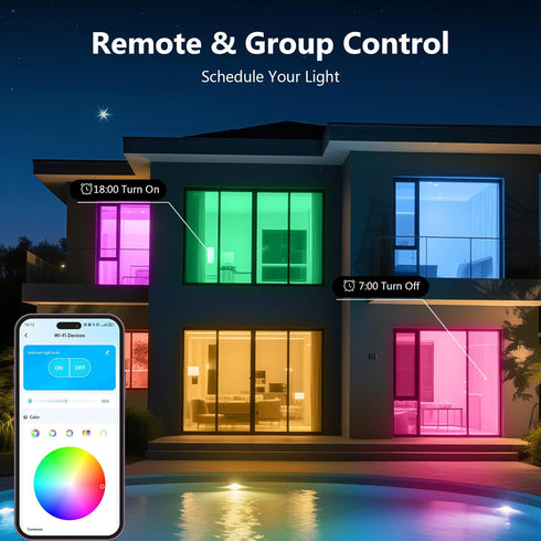 Bulbs, Bulb A19 E26 2.4G Bulbs, Bulb, 60W 800LM, 10Pack DAYBETTER Smart Light Smart Compatible with Alexa & Google