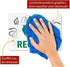 SmartSign Recycle Label with Symbol, 7 x 10 inch, Green and White, 3 mil Laminated Adhesive Polyester