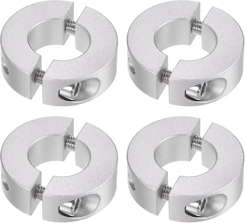 4pcs Double Split Shaft Collar for 17mm Shaft Set Screw Clamp-On Collars, 35mm OD, 12mm Width