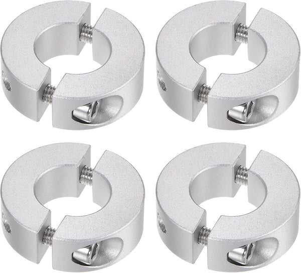 4pcs Double Split Shaft Collar for 17mm Shaft Set Screw Clamp-On Collars, 35mm OD, 12mm Width