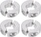 4pcs Double Split Shaft Collar for 17mm Shaft Set Screw Clamp-On Collars, 35mm OD, 12mm Width
