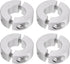 4pcs Double Split Shaft Collar for 17mm Shaft Set Screw Clamp-On Collars, 35mm OD, 12mm Width